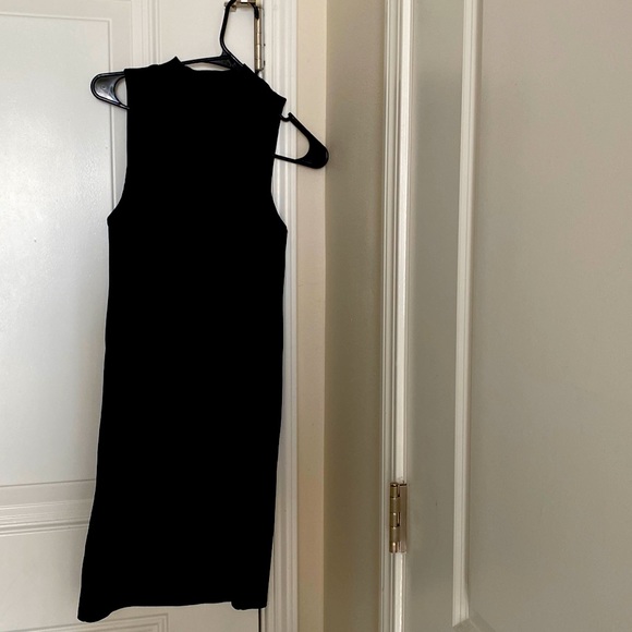 Abercrombie and Fitch Knee Length Mock Neck Dress- Black - Picture 1 of 2